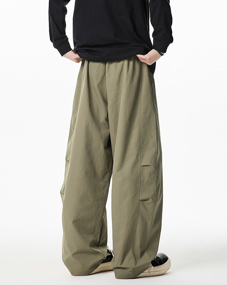 The Japanese-Style Pleated Casual Pants