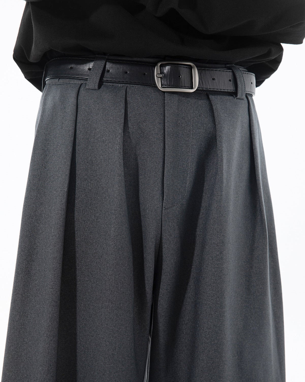 The Draped Ease Pleat Trousers
