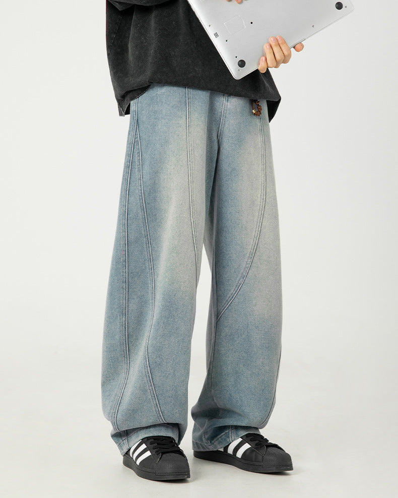 The Japanese-Style Wide-Leg Denim Jeans