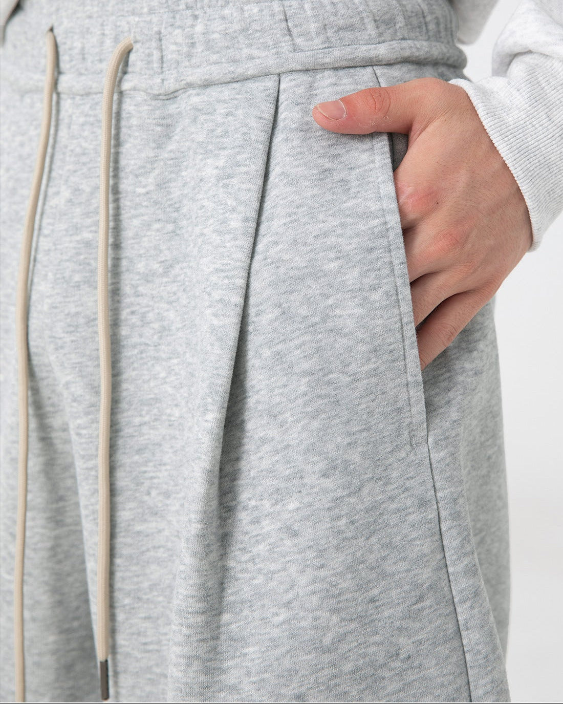 The 3D Pleated Sweatpants