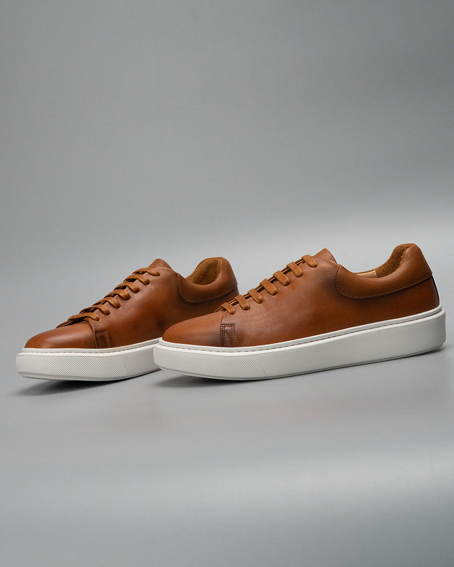 The Small Tire Vintage Leather Sneakers