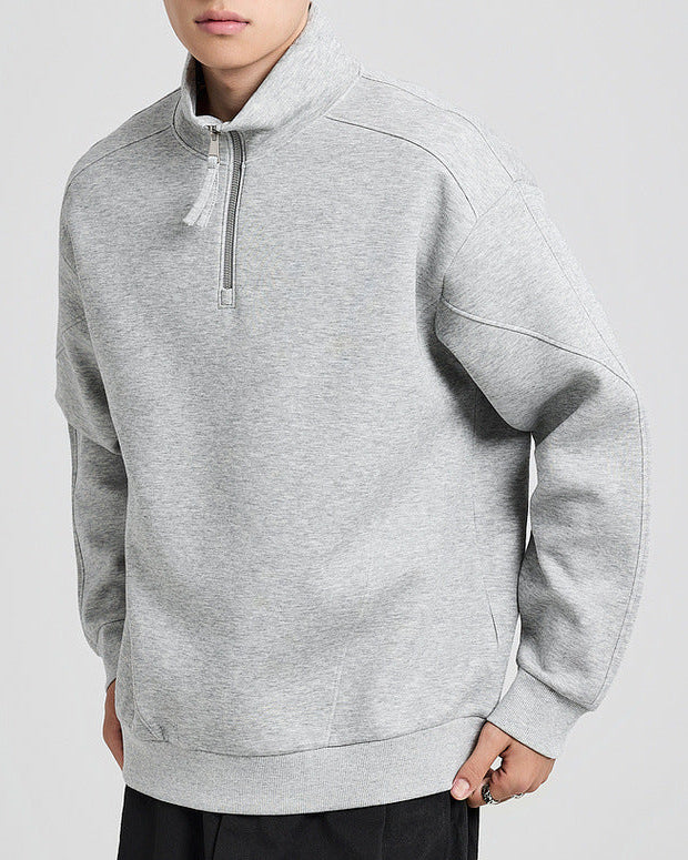 The Cavendish Half-Zipper Airlayer Sweater