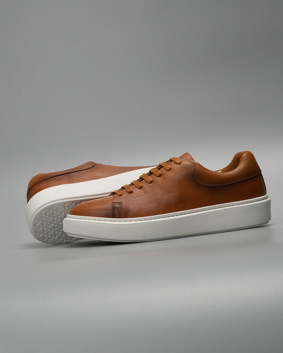 The Small Tire Vintage Leather Sneakers