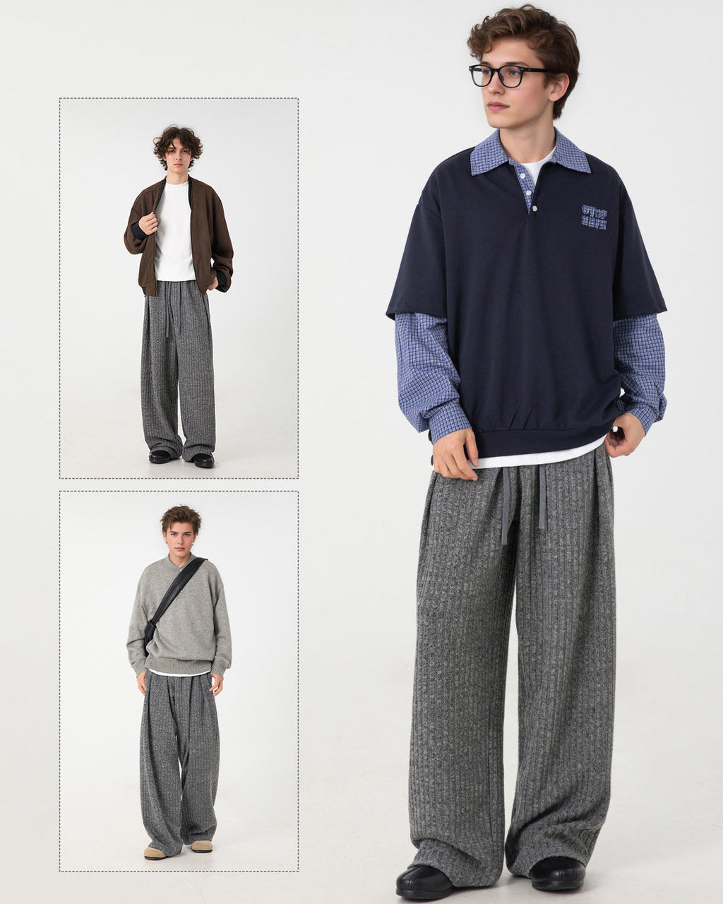 The Textured Fleece Sweatpants