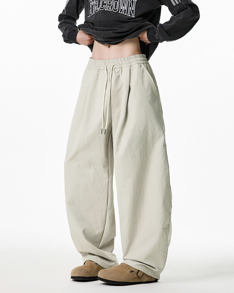 The Japanese-Style Pleated Casual Pants
