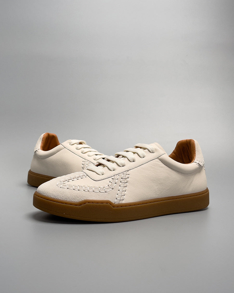 The EliteCraft German Trainer Leather Sneakers