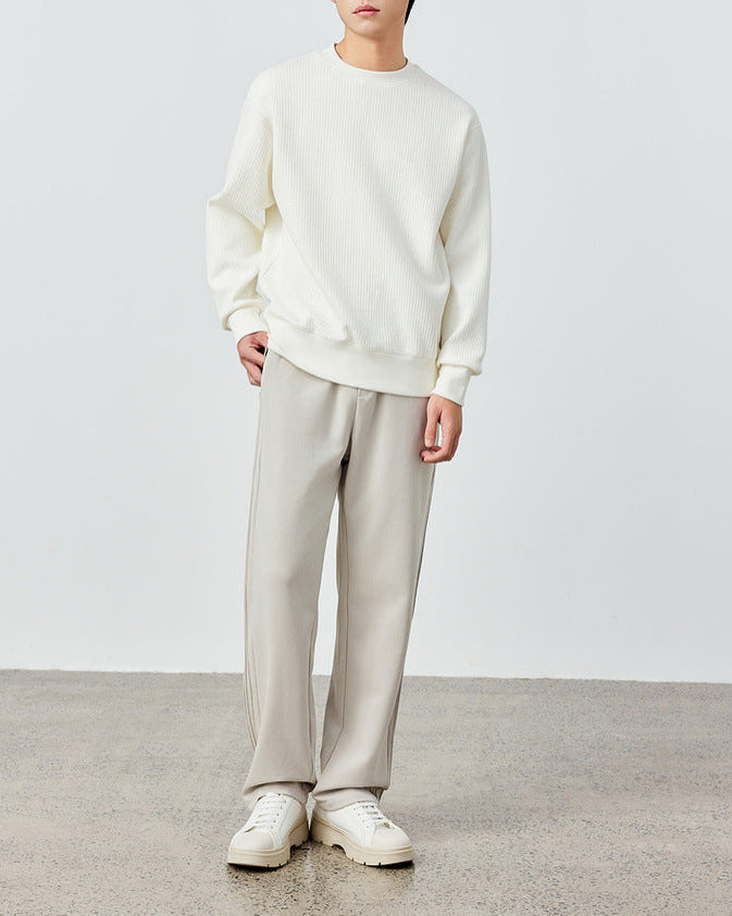 The Mimaike 320g Waffle Weave Knit Sweater