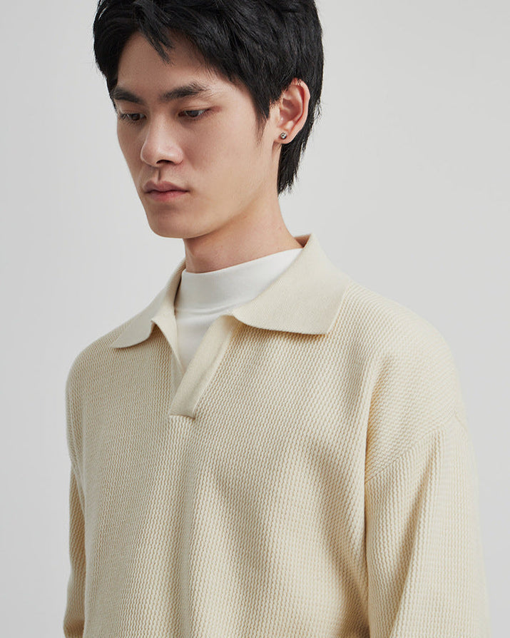 The Loughton Knit Polo Sweater
