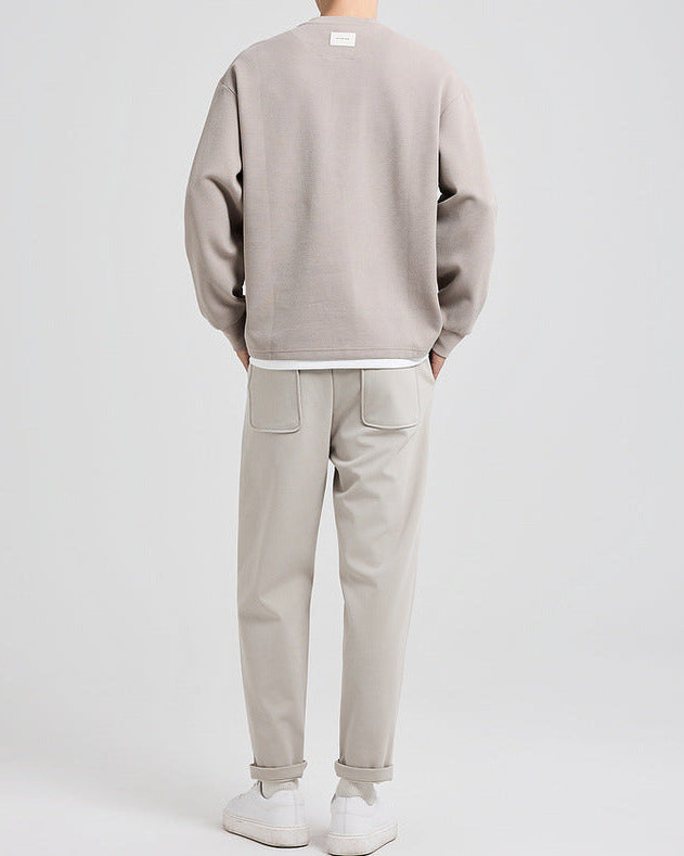 The Ashcroft Waffle Pullover Sweater