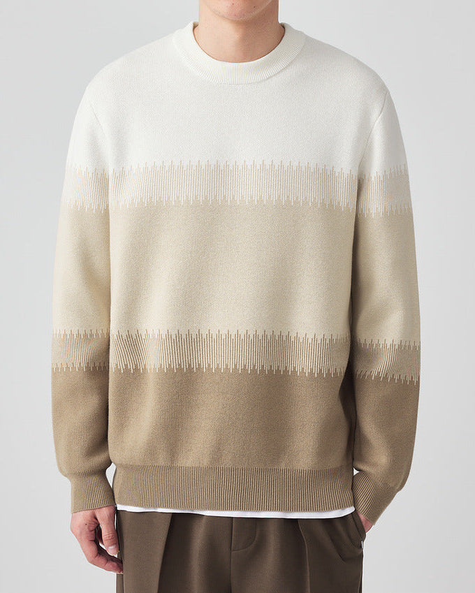 Color-Block CrewNeck Sweater