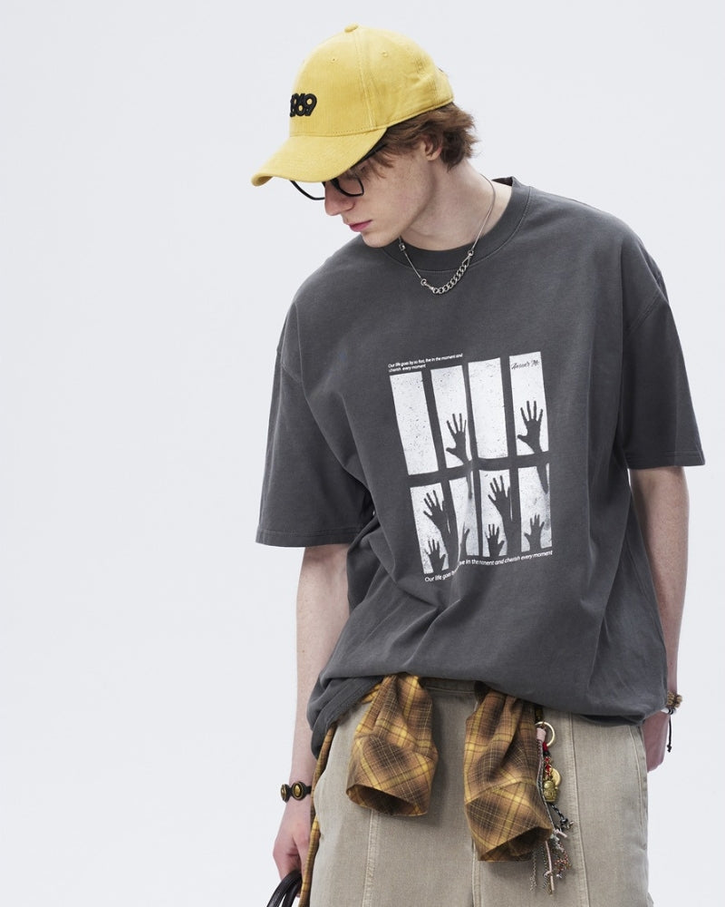 Oversized HANDS T‑Shirt