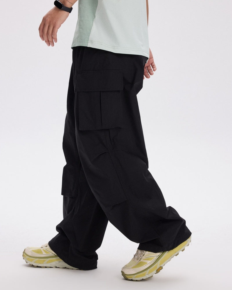 Utility Wide-Leg Cargo Pants