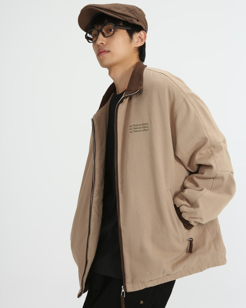 Urban Sandstone Bomber Jacket
