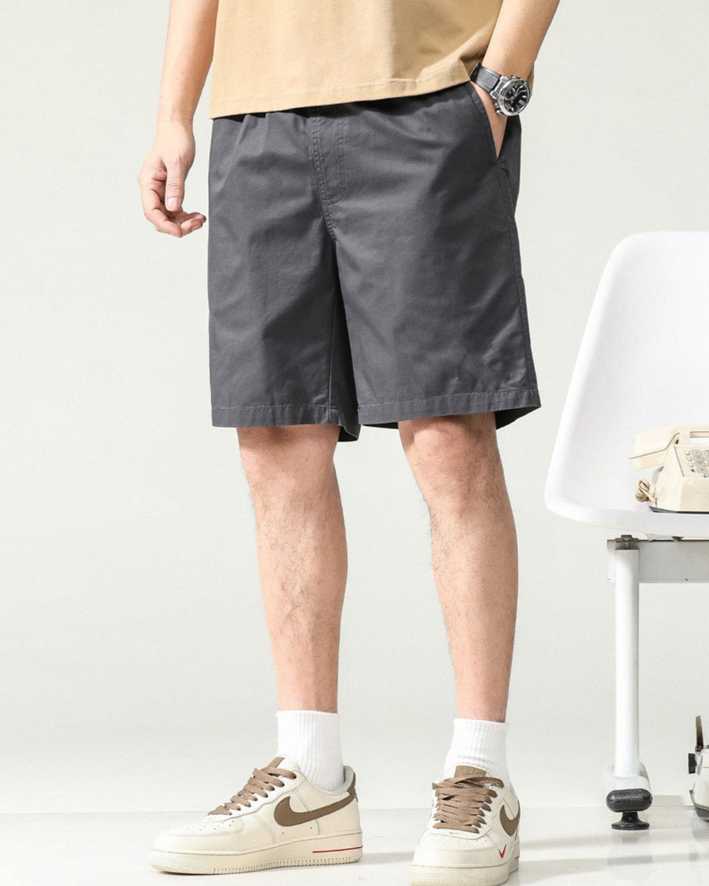 Urban Casual Shorts - Grey