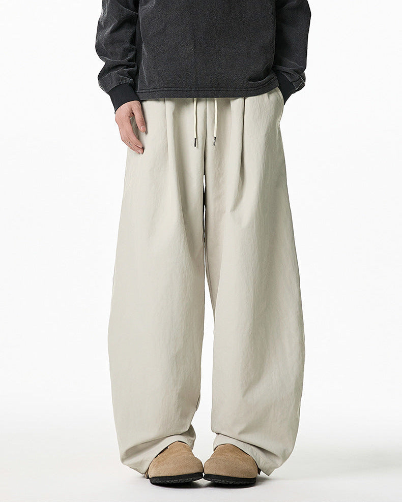 The Japanese-Style Pleated Casual Pants