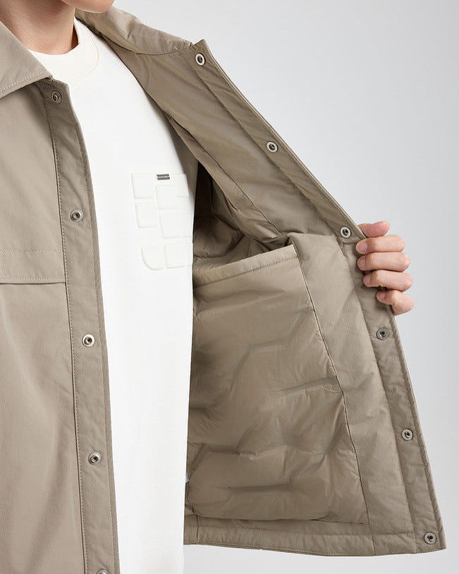 The Fairfax Lapel Down Overcoat