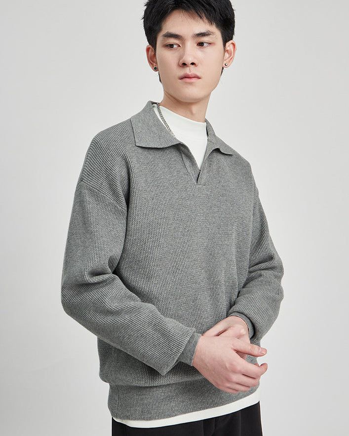 The Loughton Knit Polo Sweater