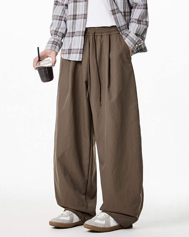 The Japanese-Style Pleated Casual Pants