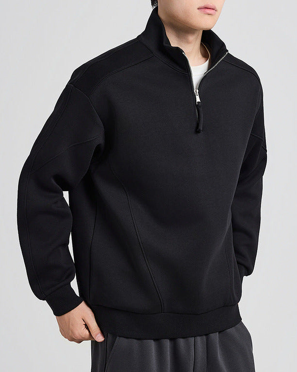 The Cavendish Half-Zipper Airlayer Sweater