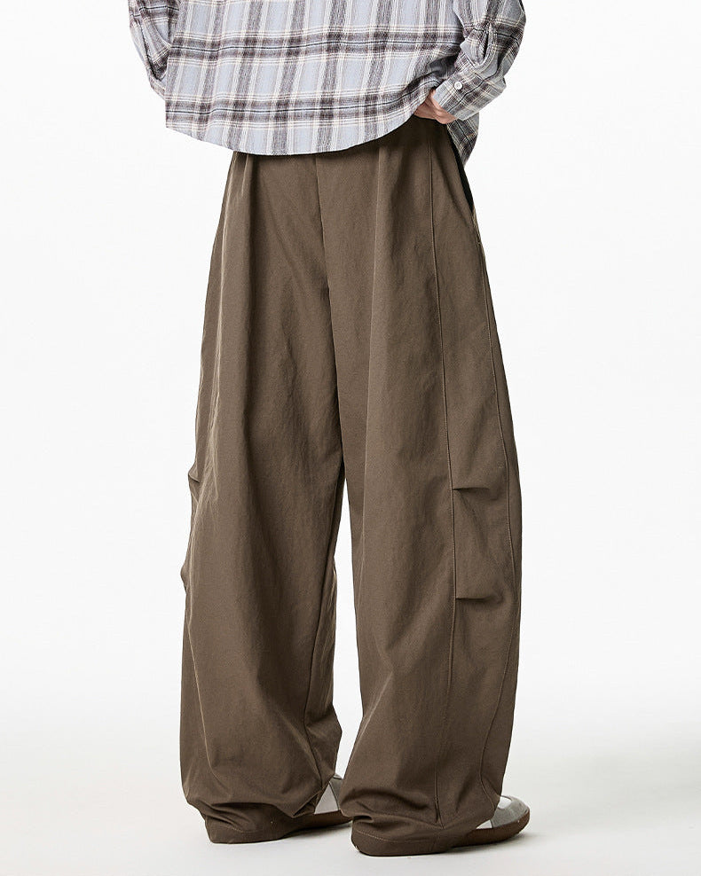 The Japanese-Style Pleated Casual Pants