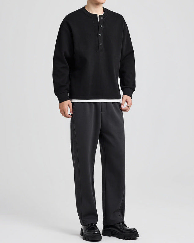 The Ashcroft Waffle Pullover Sweater