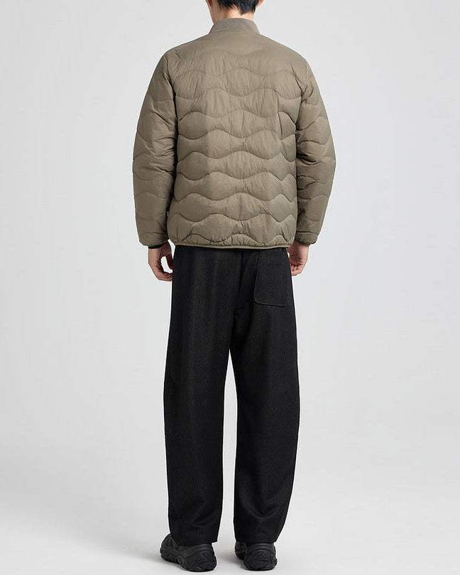 The Waverly Water-Ripple Quilted Down Jacket