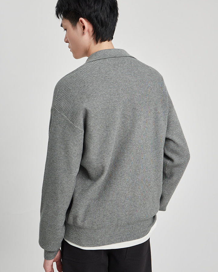 The Harlow Knit Polo Sweater