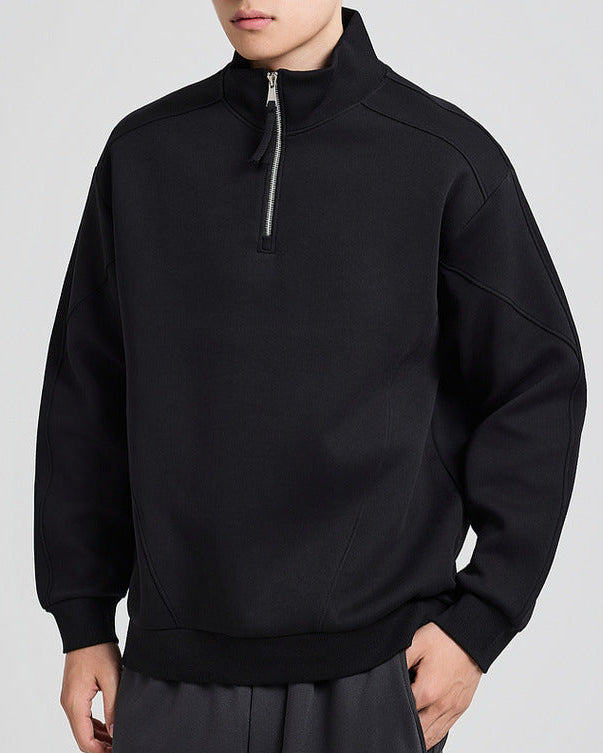 The Cavendish Half-Zipper Airlayer Sweater