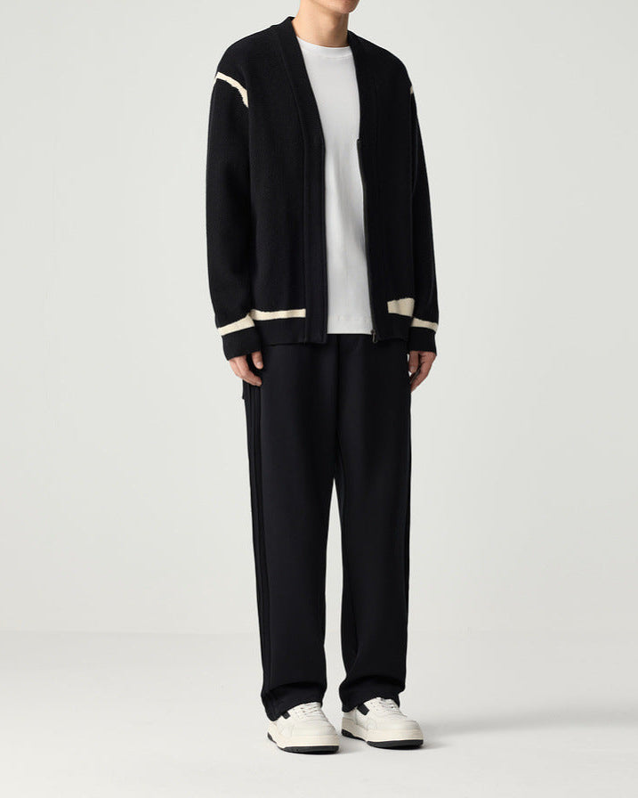 The Mo Maike 2025 Stylish V-Neck Knit Cardigan