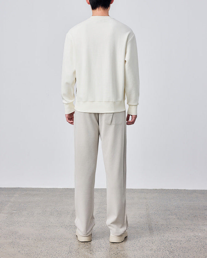 The Momeike Horizon Stripe Crewneck Sweater