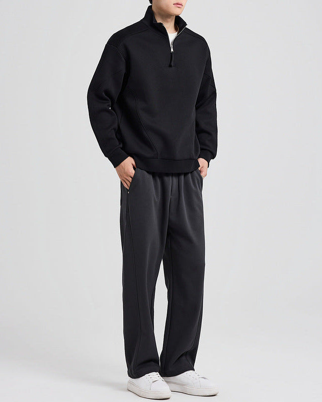 The Cavendish Half-Zipper Airlayer Sweater