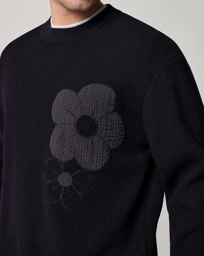 The Autumn Zen Ribbed Crew Neck Sweater