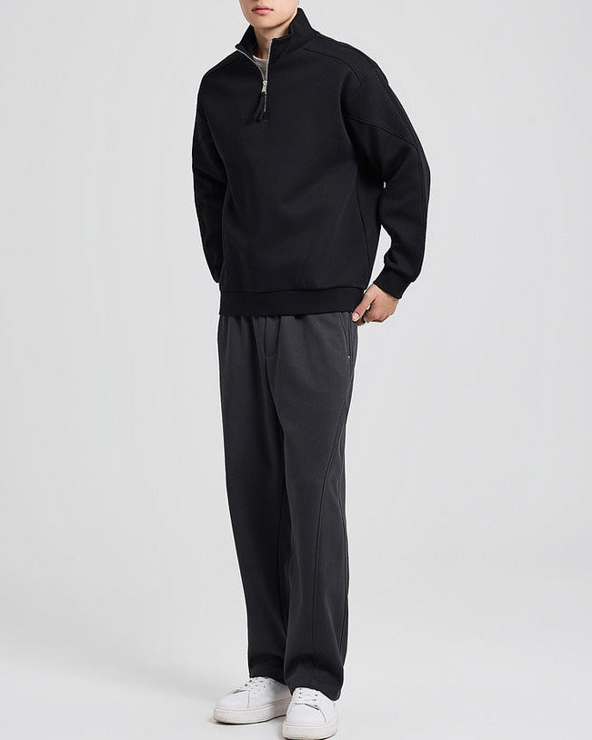 The Cavendish Half-Zipper Airlayer Sweater