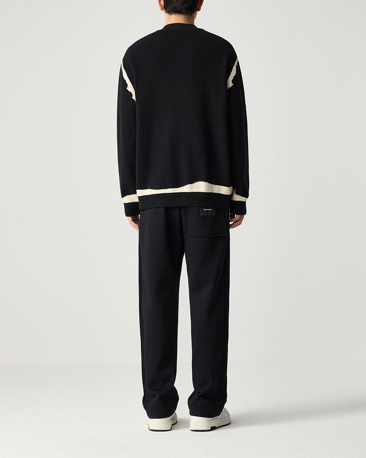 The Mo Maike 2025 Stylish V-Neck Knit Cardigan