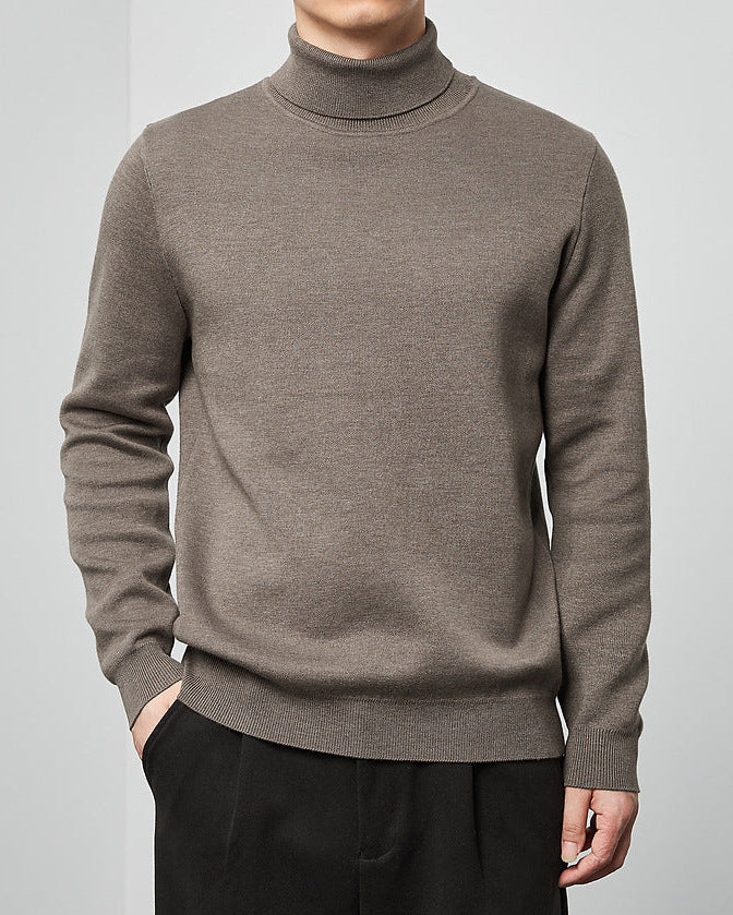 The Momeike Classic Solid Turtleneck Sweater