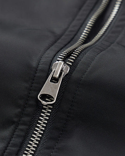 The Momeike AeroFlex Loose Fit Baseball Collar Pilot Jacket