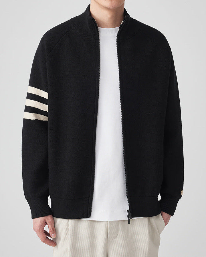 The Modemaike “Urban Stripe” Knitted Cardigan