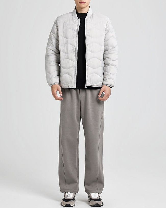 The Waverly Water-Ripple Quilted Down Jacket