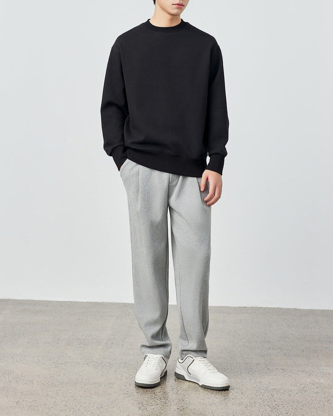 The Mimaike 320g Waffle Weave Knit Sweater