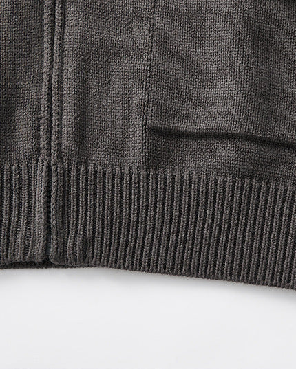 The Mo Maike UrbanCraft Thick Knit Half-Turtleneck Cardigan