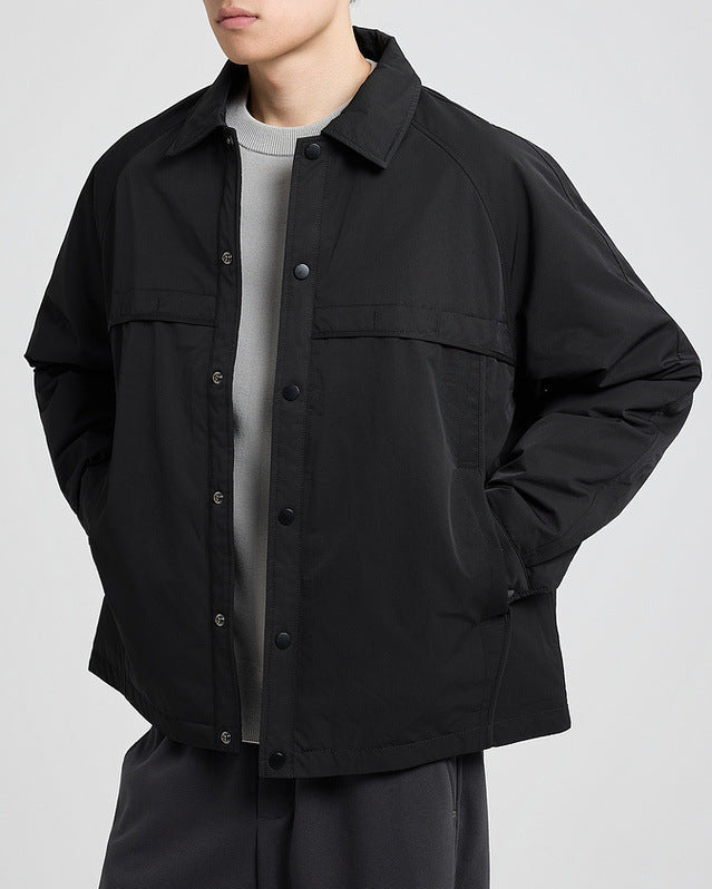 The Fairfax Lapel Down Overcoat