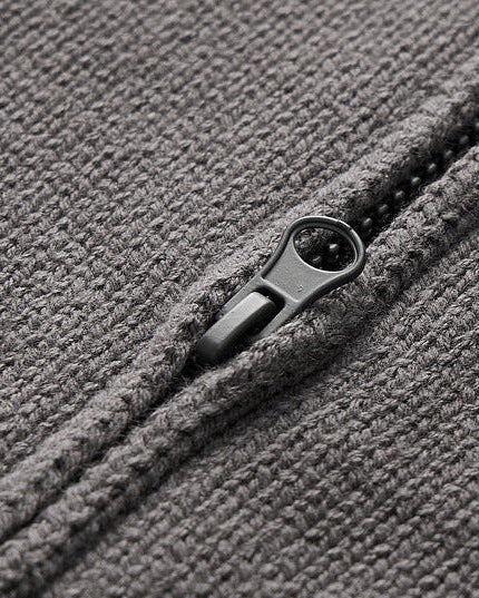 The Mo Maike UrbanCraft Thick Knit Half-Turtleneck Cardigan