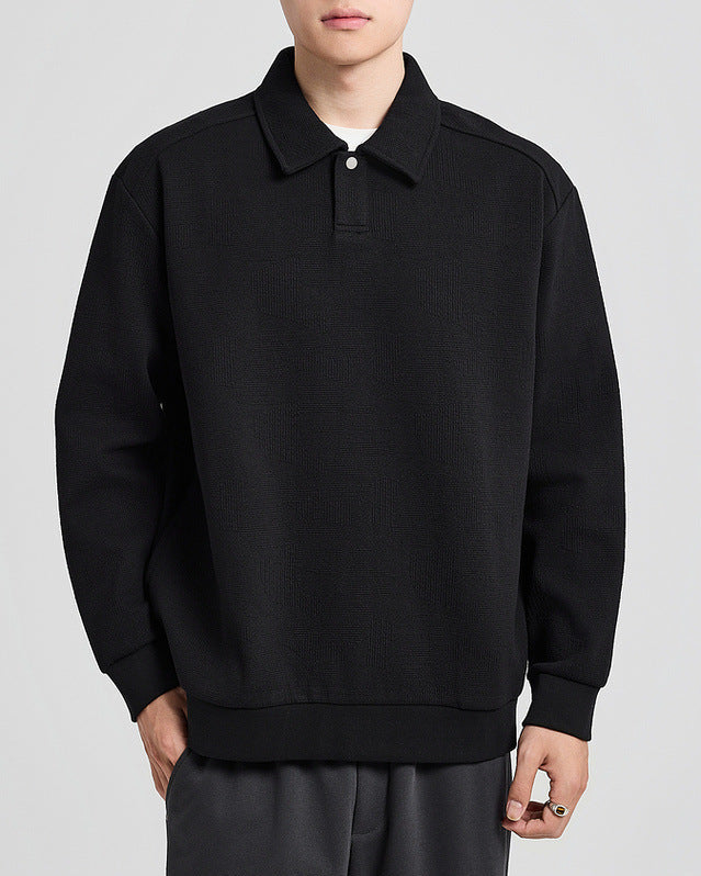 The Sutherland Jacquard Polo Sweater