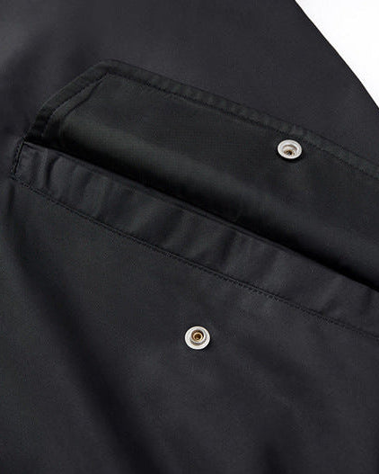 The Momeike AeroFlex Loose Fit Baseball Collar Pilot Jacket