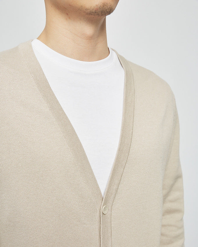 The Mimaike Essential V-Neck Knit Cardigan