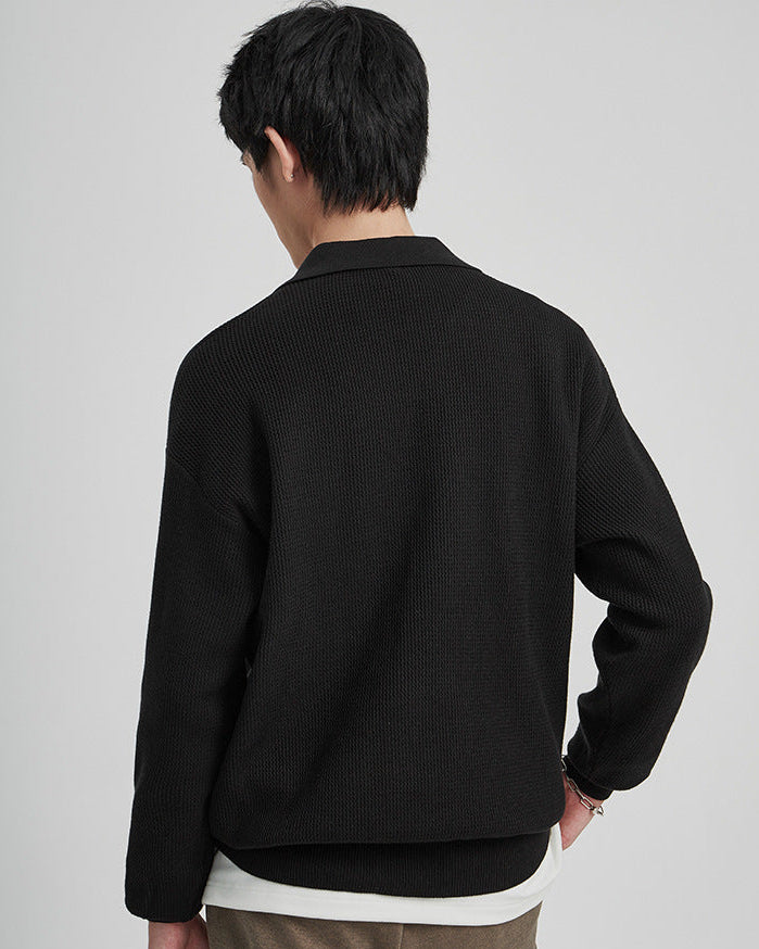 The Loughton Knit Polo Sweater