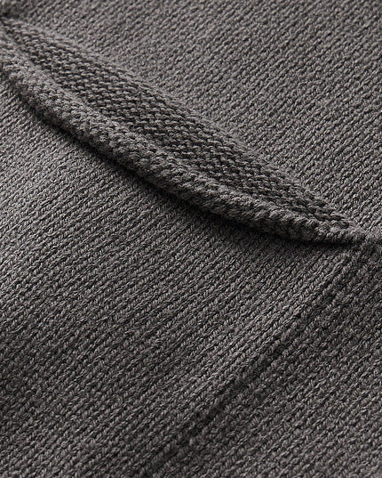 The Mo Maike UrbanCraft Thick Knit Half-Turtleneck Cardigan