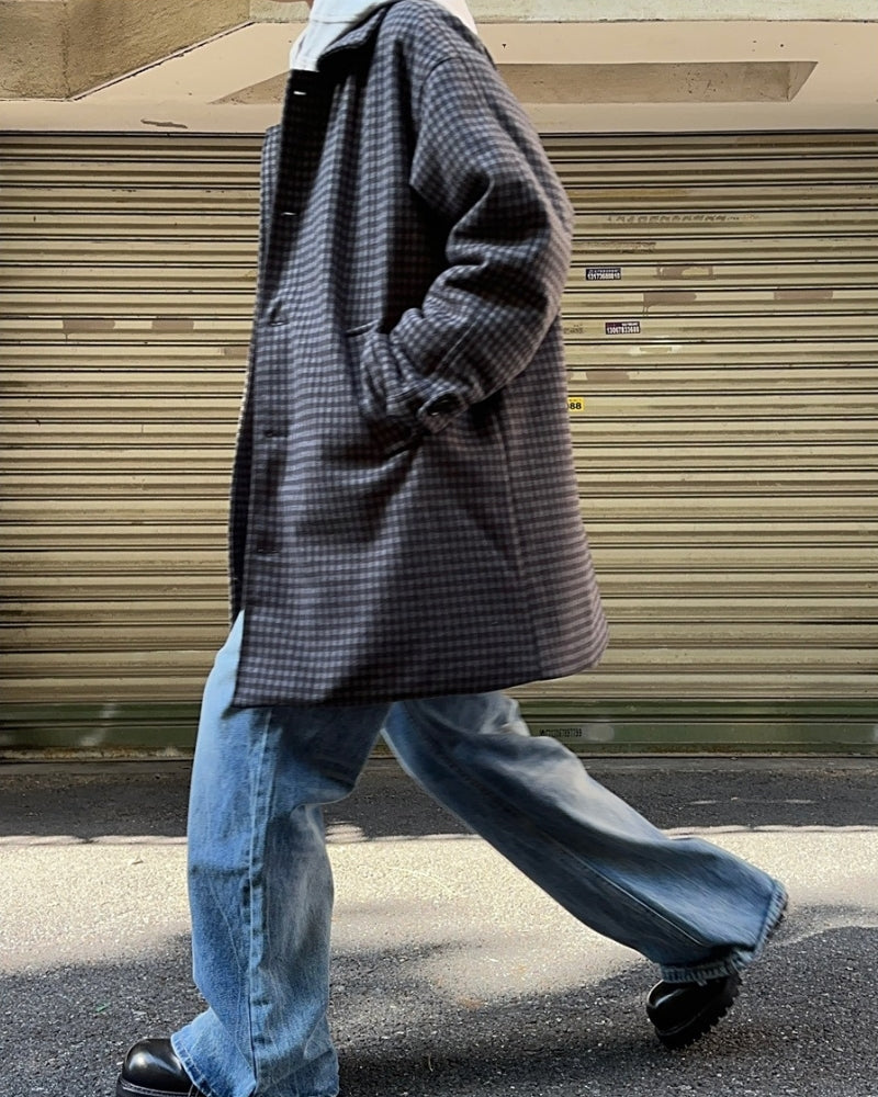 Classic Check Oversized Coat