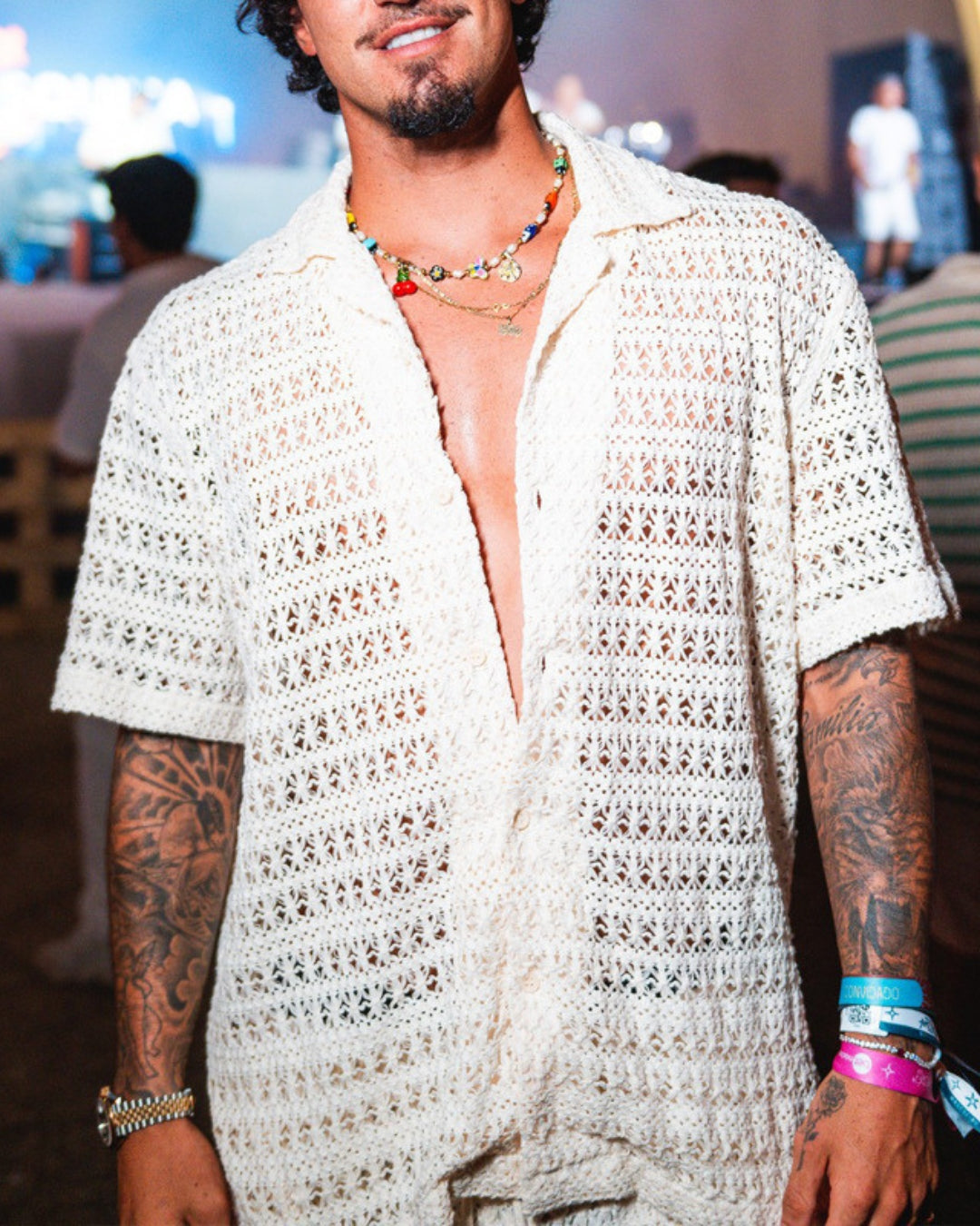 Coastal Breeze Crochet Shirt