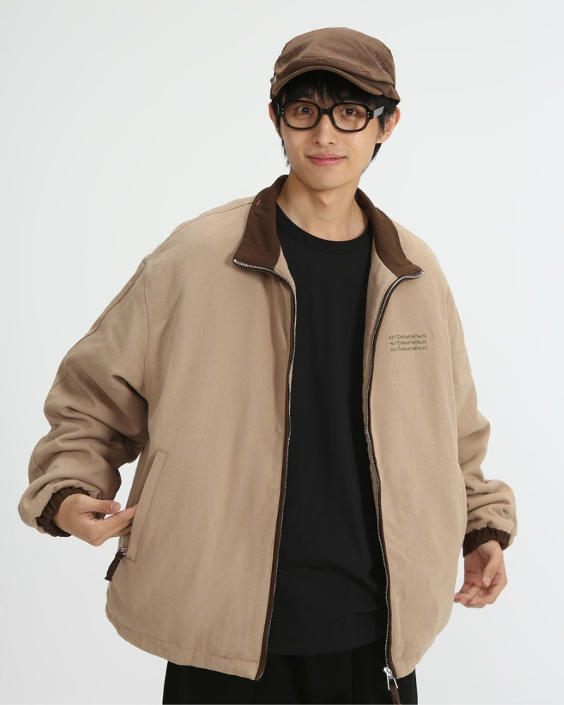 Urban Sandstone Bomber Jacket